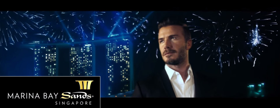 Sands Casino Resorts ad campaign starring David Beckham